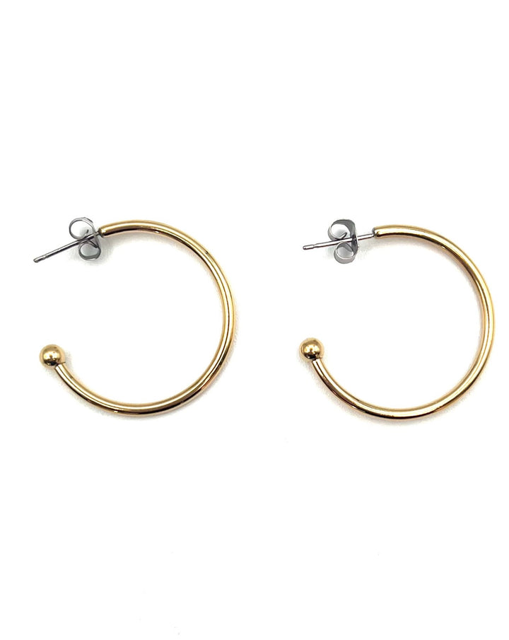 Gold Hoop Earrings