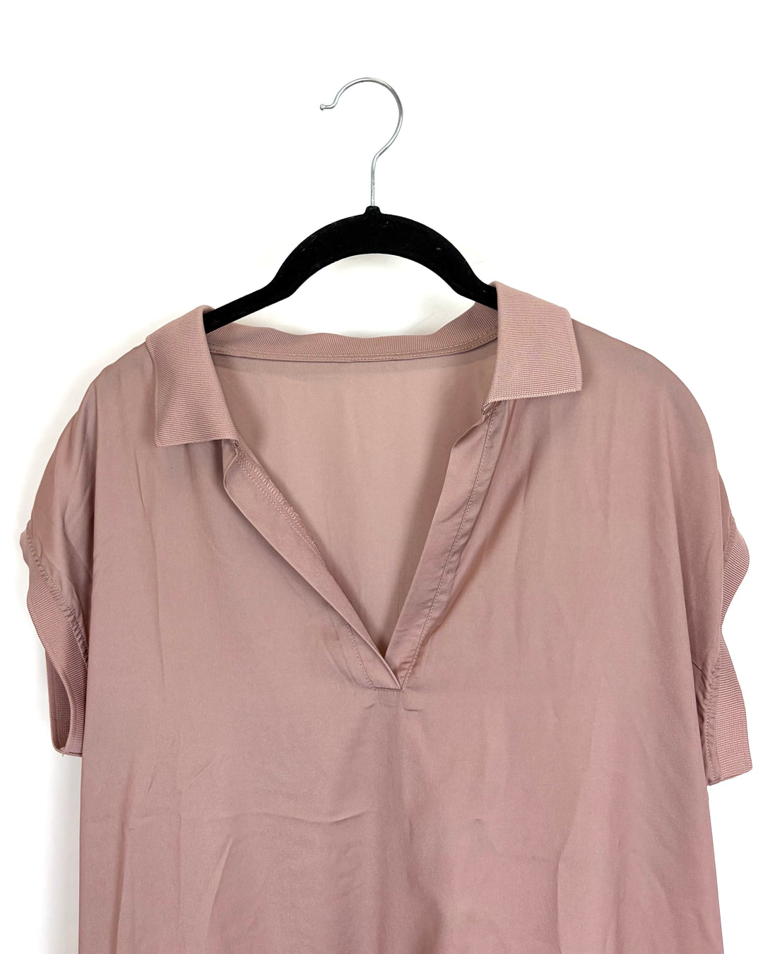 Mauve Pink V Neck Top - Size 4/6
