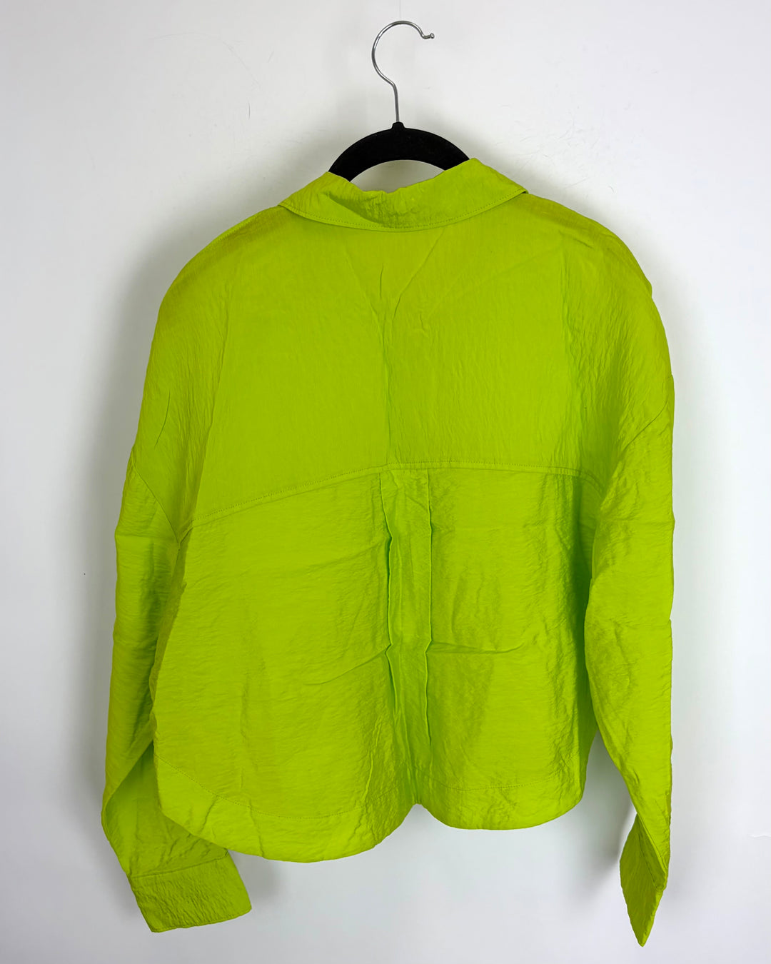 Lime Green Button Up Blouse - Size 2/4