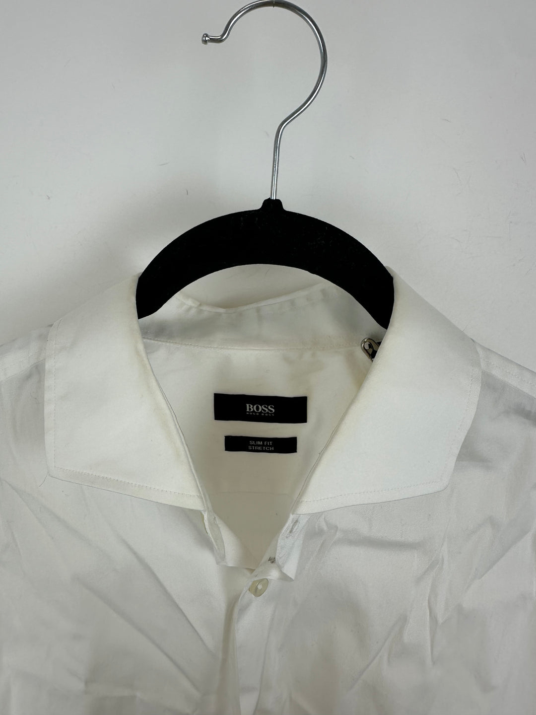 MENS BOSS White Button Down Dress Shirt - Extra Large