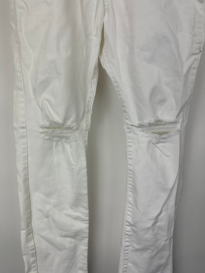 MENS And Now This White Ripped Skinny Jeans - Mens Waist Size 36