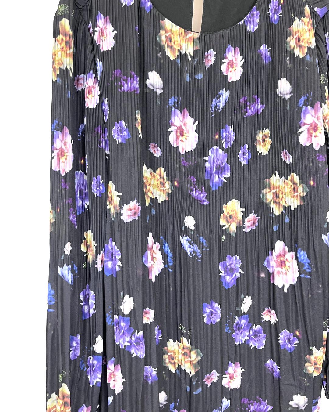 Black Floral Dress - Size 6/8