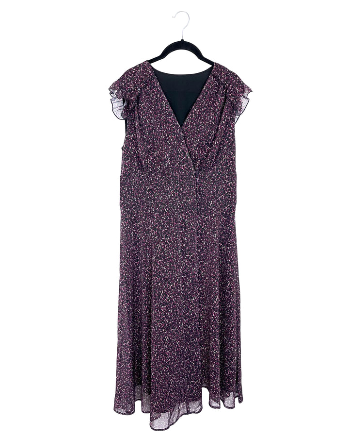 Magenta Cheetah Print Dress - Size 4/6