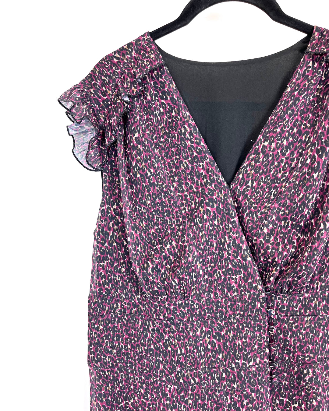 Magenta Cheetah Print Dress - Size 4/6