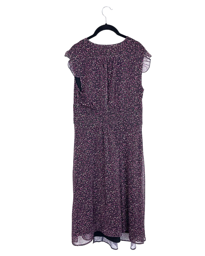Magenta Cheetah Print Dress - Size 4/6