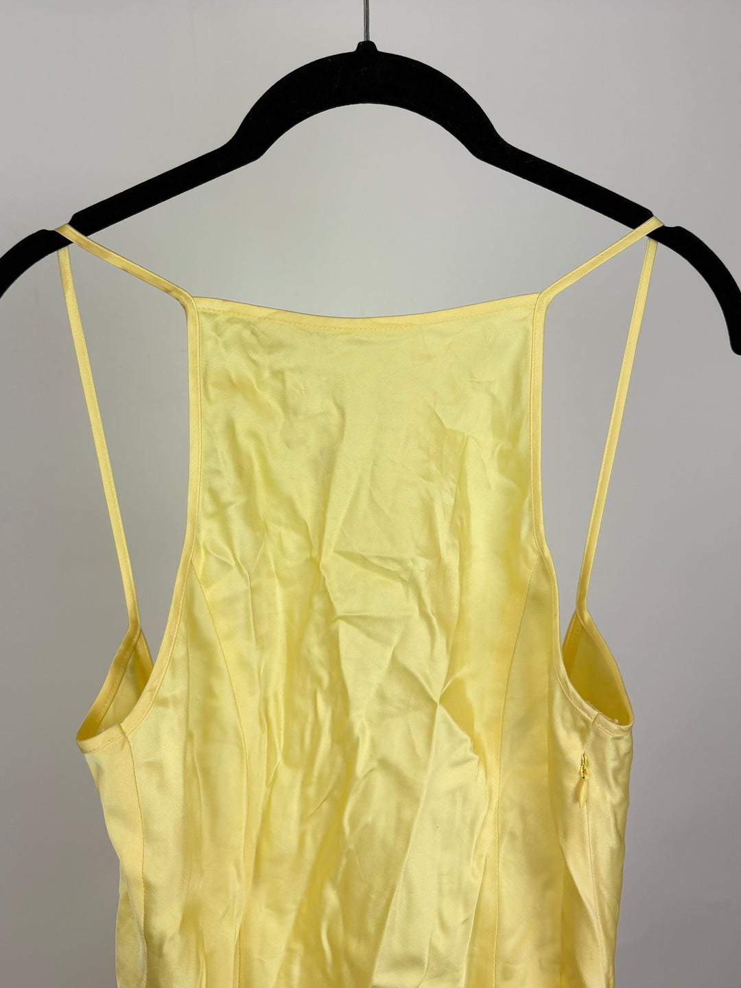 Butter Yellow Open Back Dress - Size 2/4