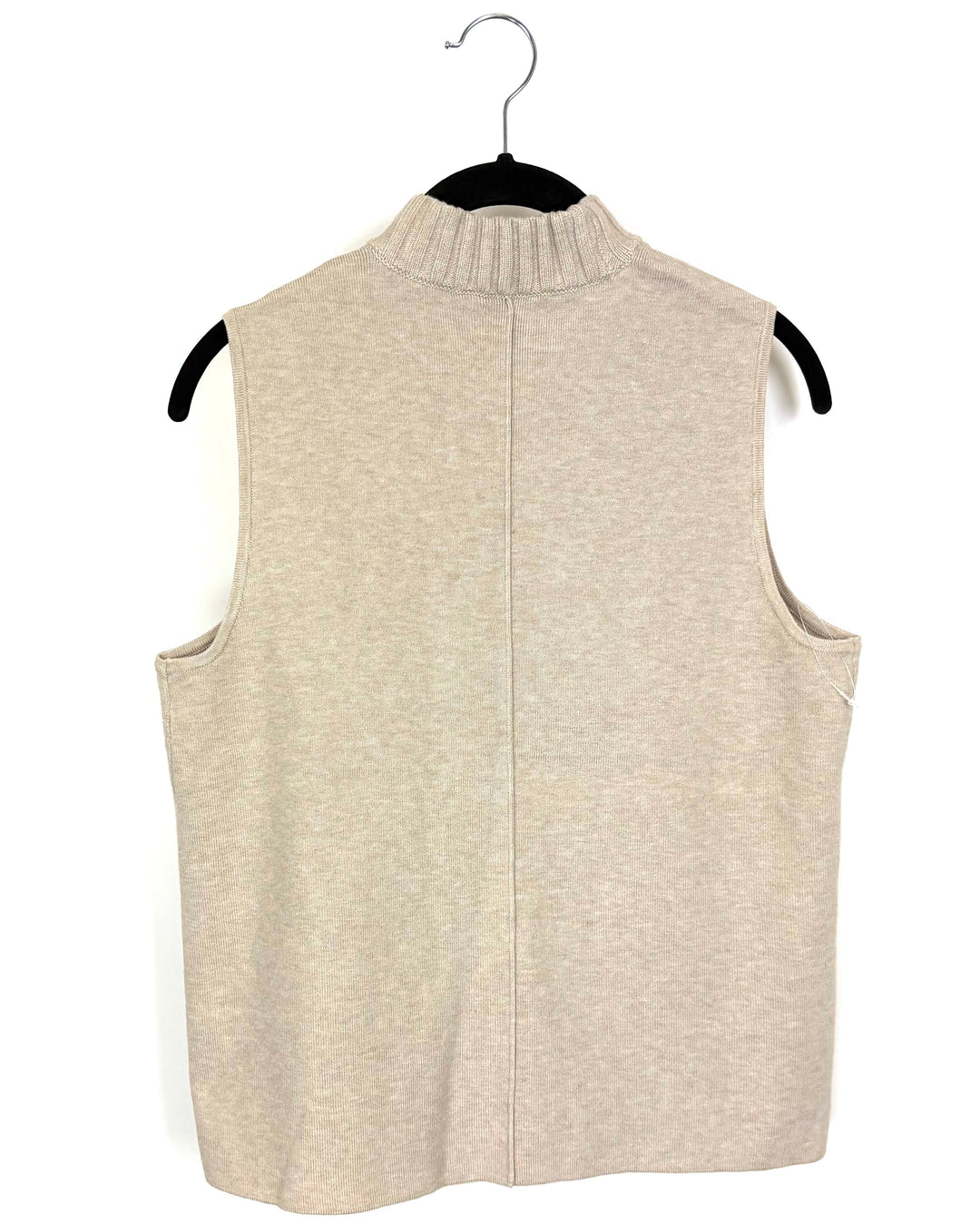 Tan Sleeveless Sweater Top - Size 6/8