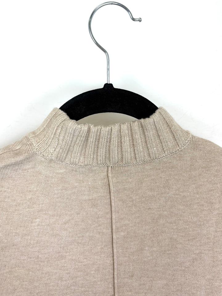 Tan Sleeveless Sweater Top - Size 6/8
