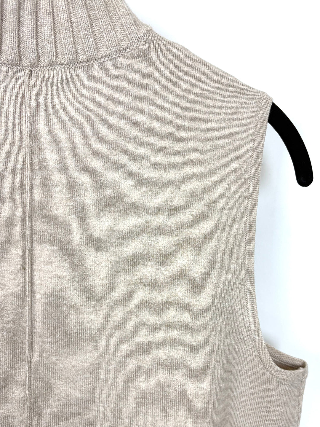 Tan Sleeveless Sweater Top - Size 6/8