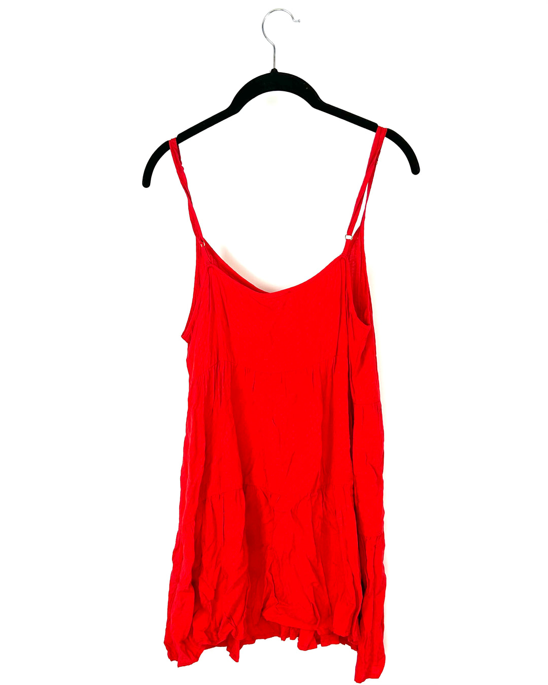 Bright Red Sleeveless Dress - Small