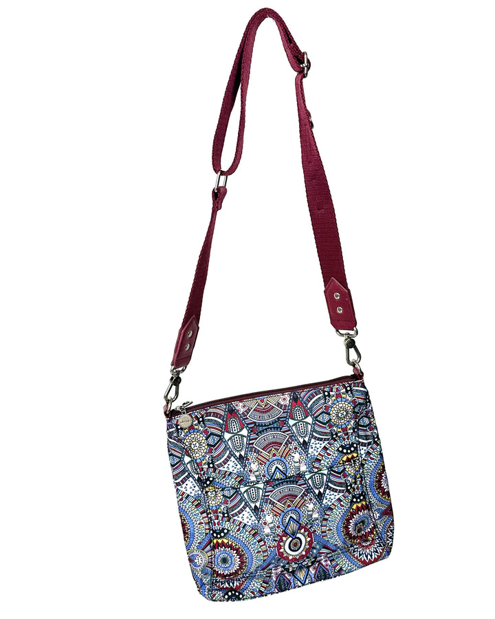 Burgundy Abstract Bag