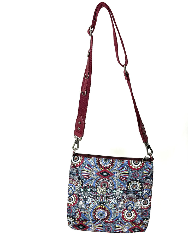 Burgundy Abstract Bag