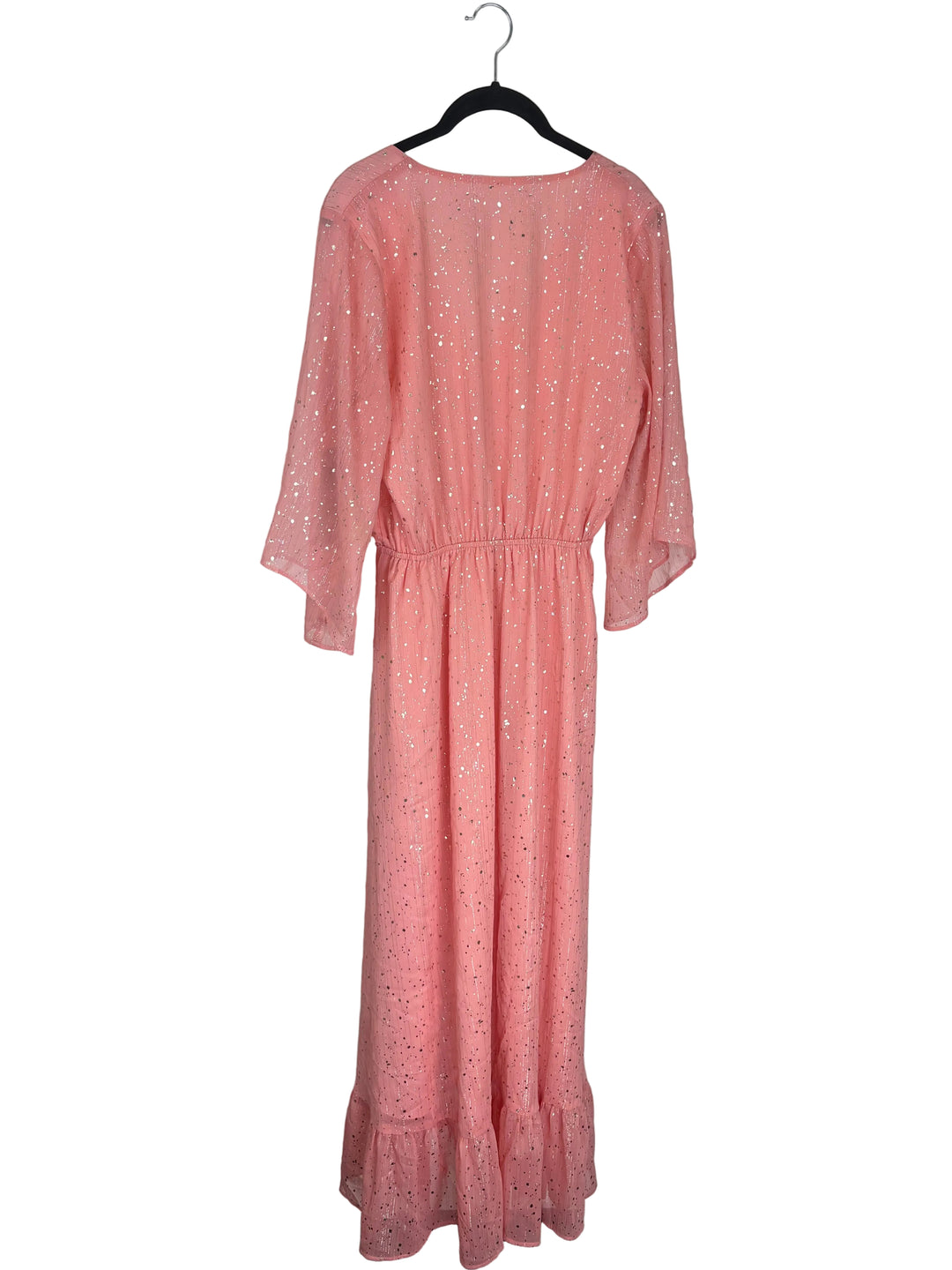 Pink Metallic Speckle Dress - Size 4/6