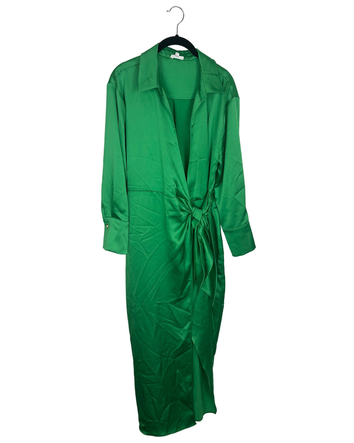 Emerald Wrap Dress - Size 4/6