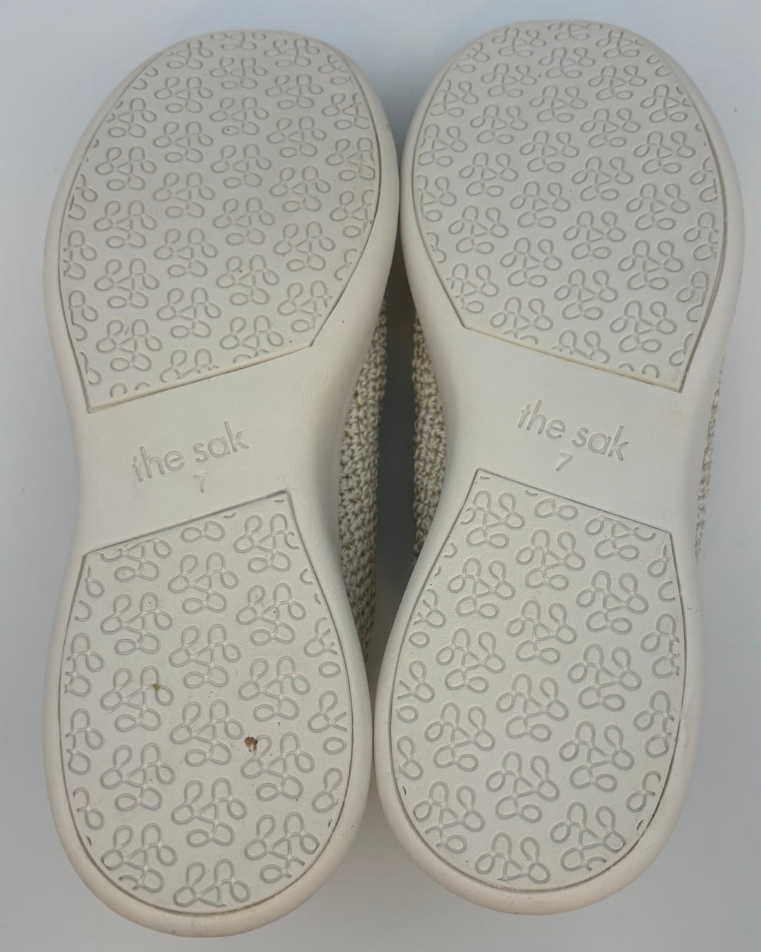 Cream Crochet Sneaker - Size 7