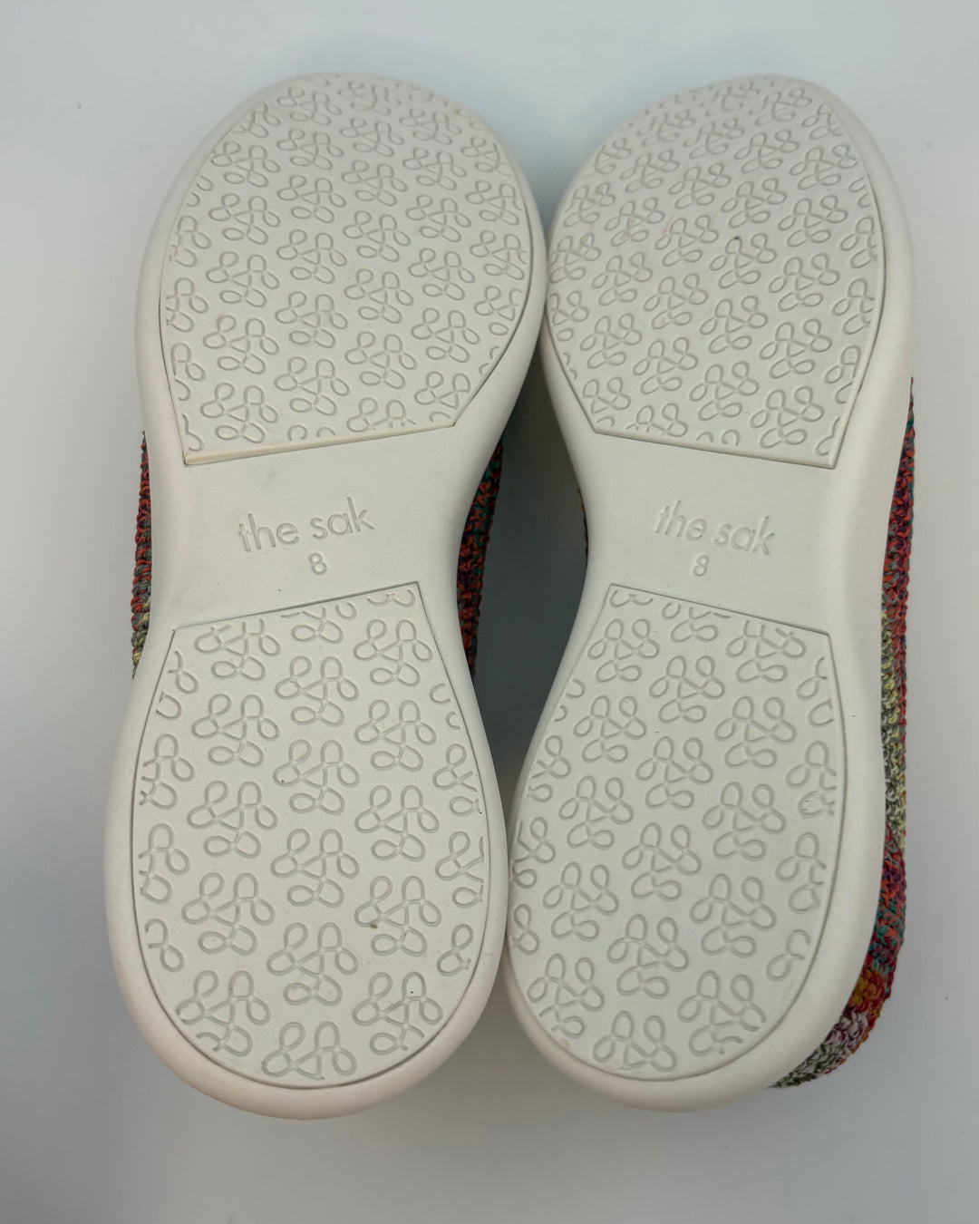 Raspberry Multicolor Crochet Sneaker - Size 8 and 9