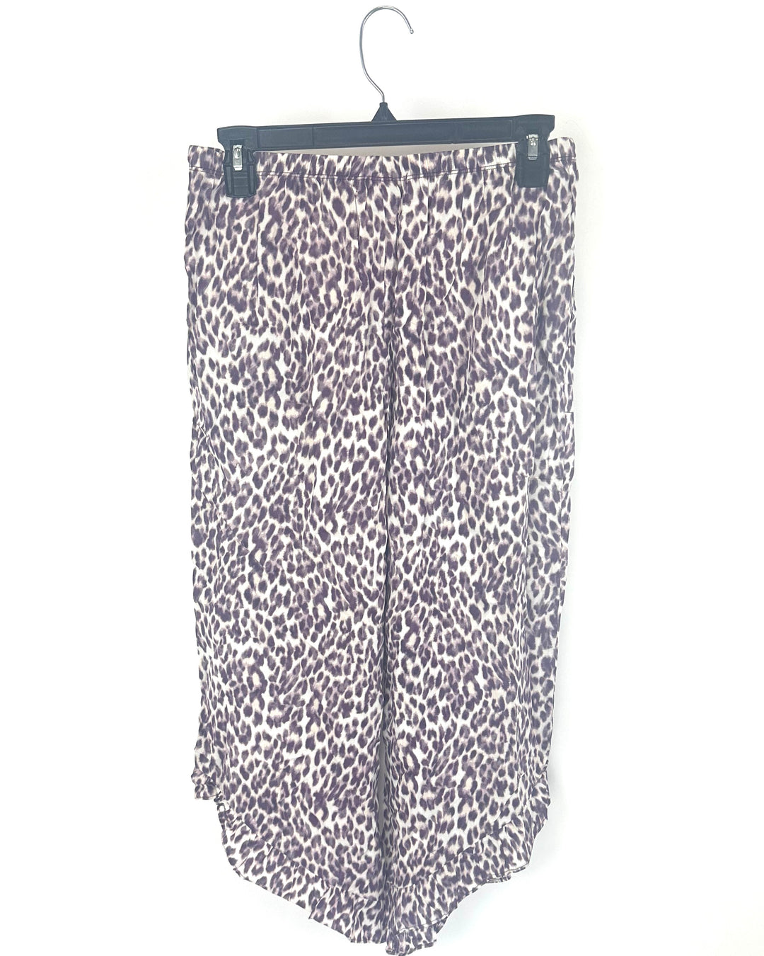 Purple Cheetah Printed Lounge Pants - Small