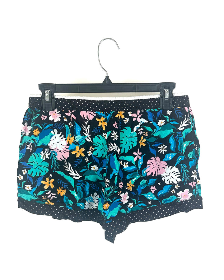 Tropical Print Shorts - Size 2/4