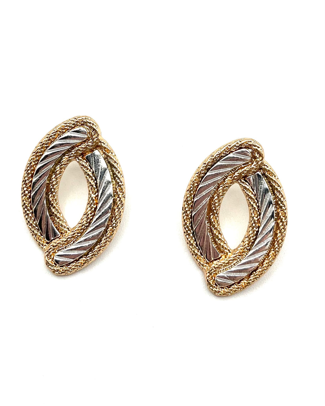 Gold and Silver Earrings