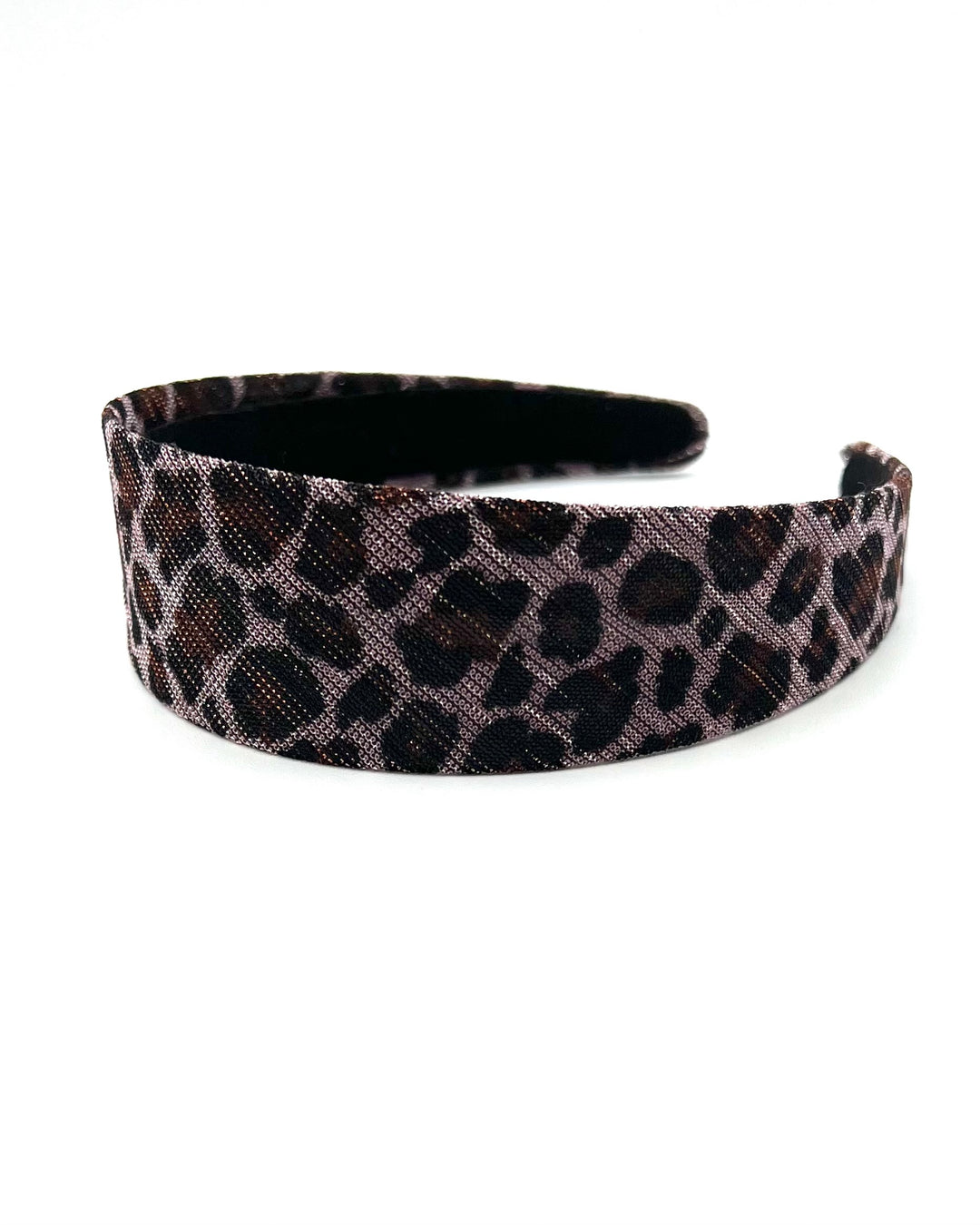 Pink Cheetah Sparkly Headband