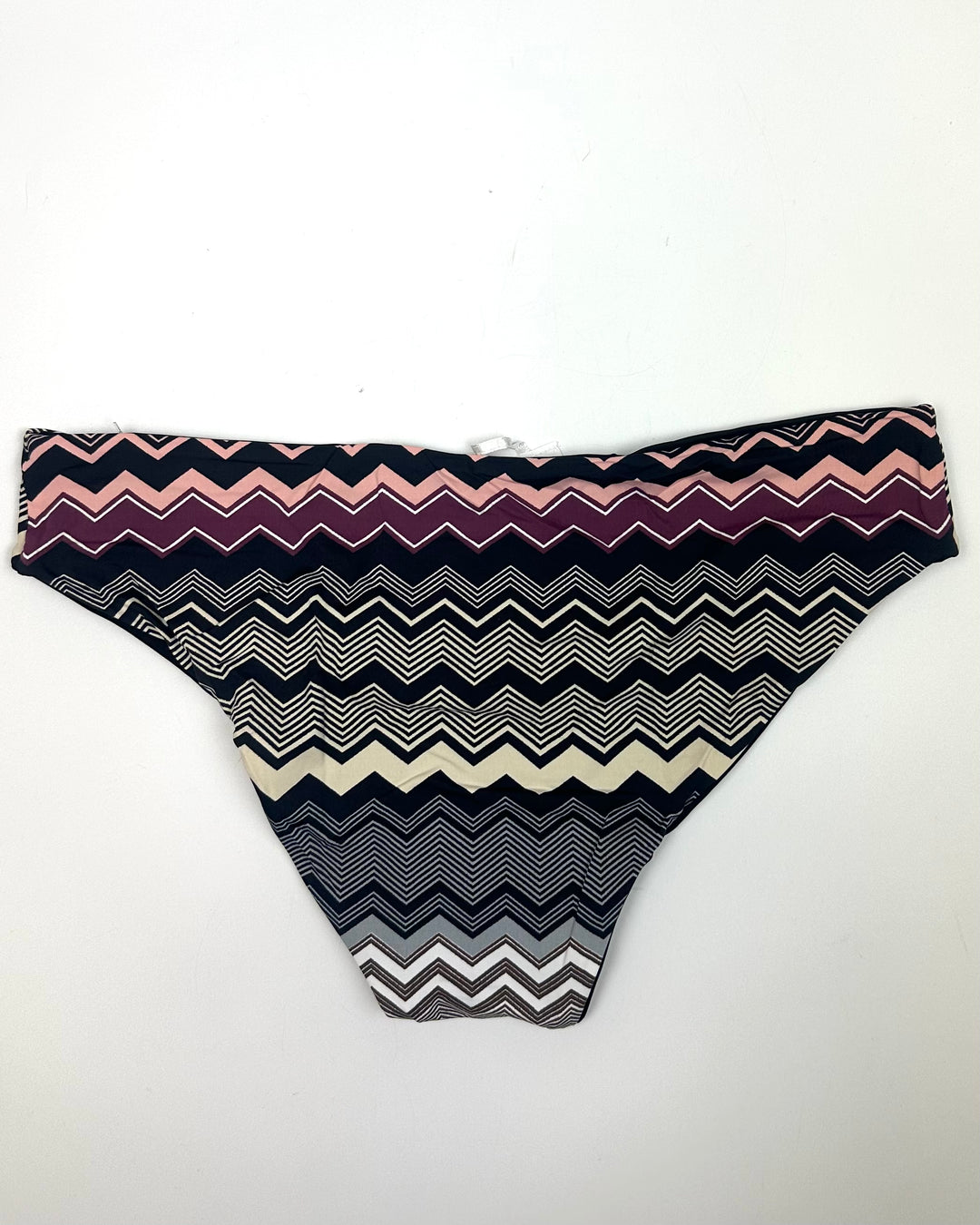 Black Chevron Reversible Classic Bikini Bottom - S, L, XL