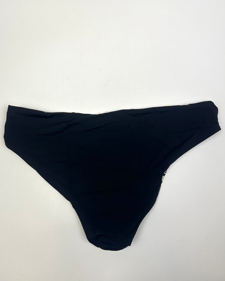 Black Chevron Reversible Classic Bikini Bottom - S, L, XL
