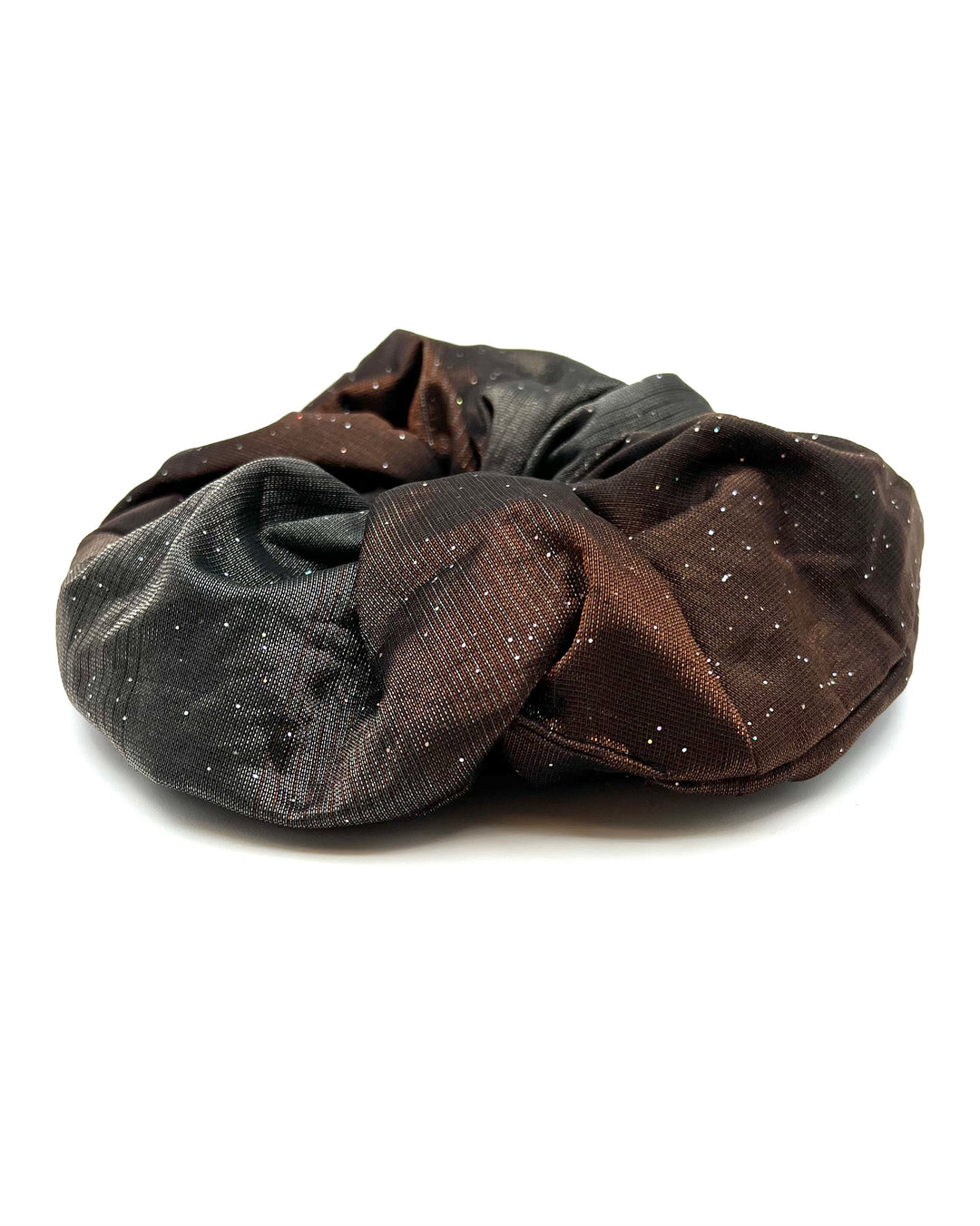 Brown And Orange Jumbo Scrunchie