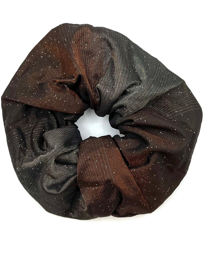 Brown And Orange Jumbo Scrunchie