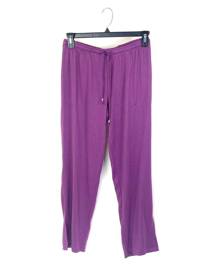 Purple Loungewear Pants - Size 6-8