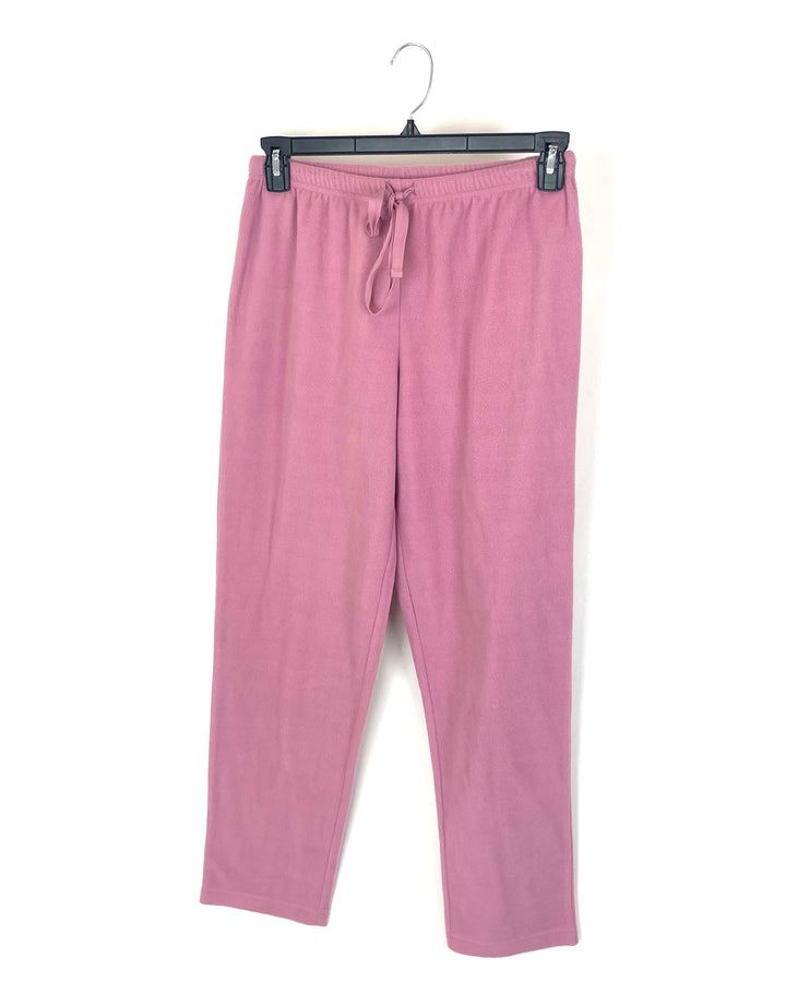Pink Fleece Loungewear Pants - Size 2-4