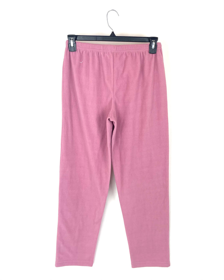 Pink Fleece Loungewear Pants - Size 2-4