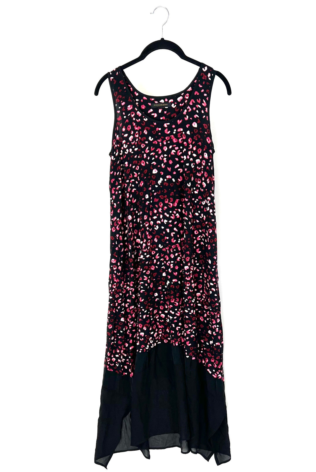 Sleeveless Pink, Red, and Black Nightgown - Size 4/6