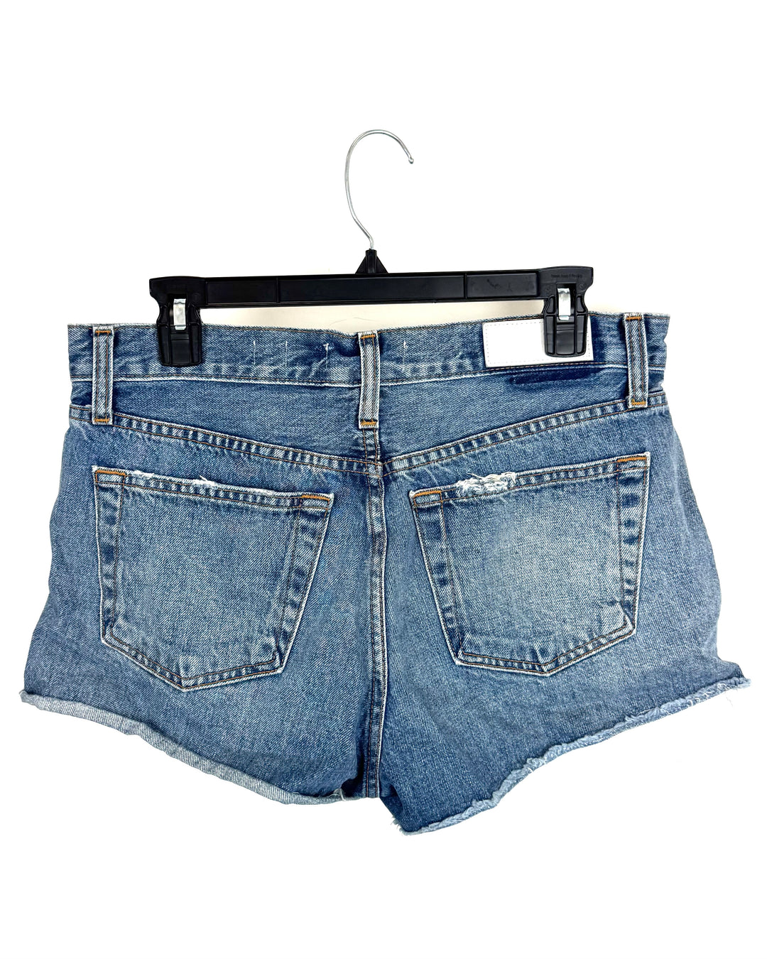 Re/done Distressed Denim Shorts - Size 28