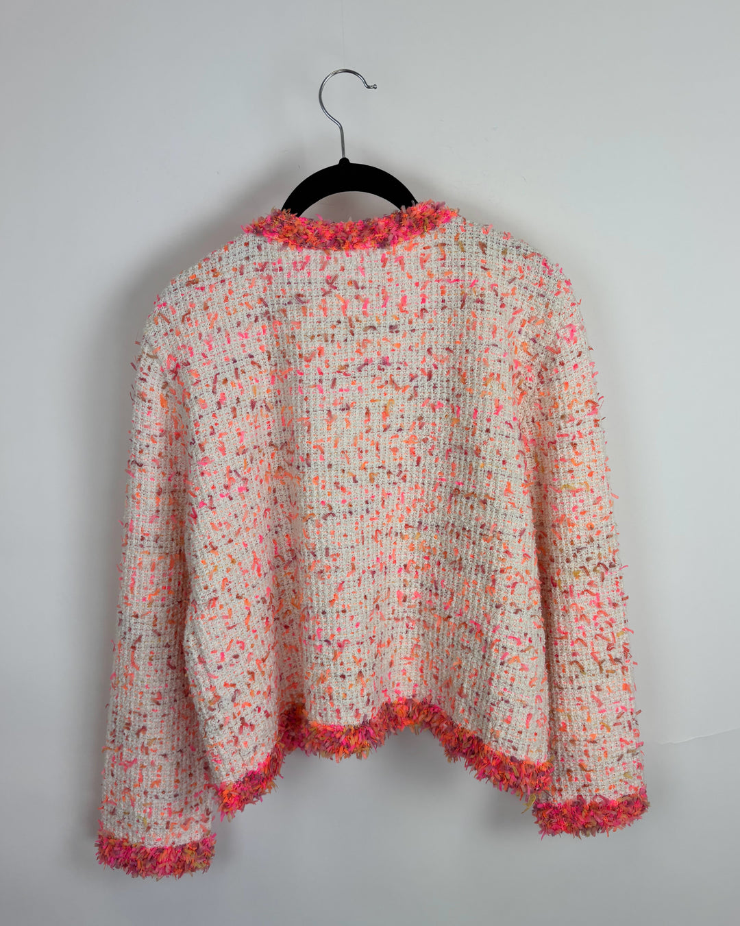 Pink & Orange Tweed Sweater - Size 2/4