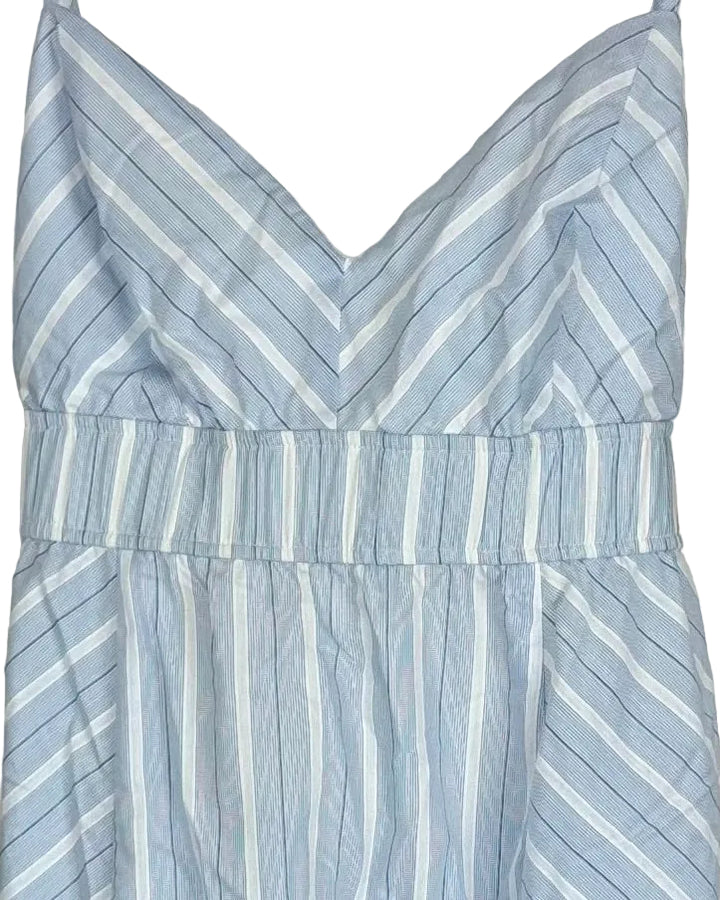 Light Blue Stripe Dress - Size 6/8