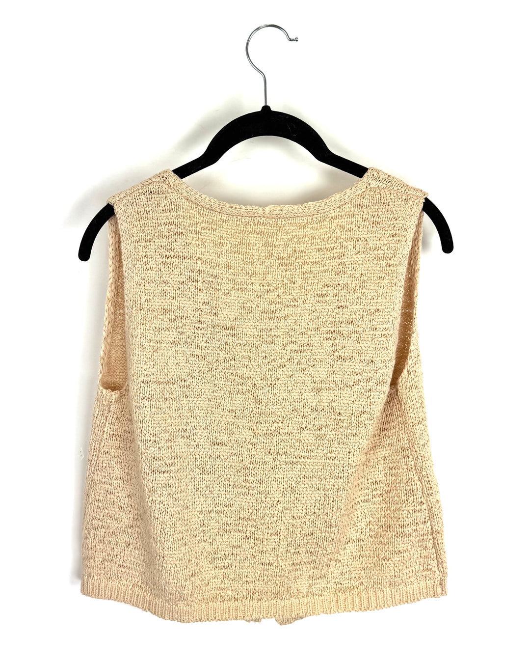 Tan Knit Sweater Vest - Size 4/6