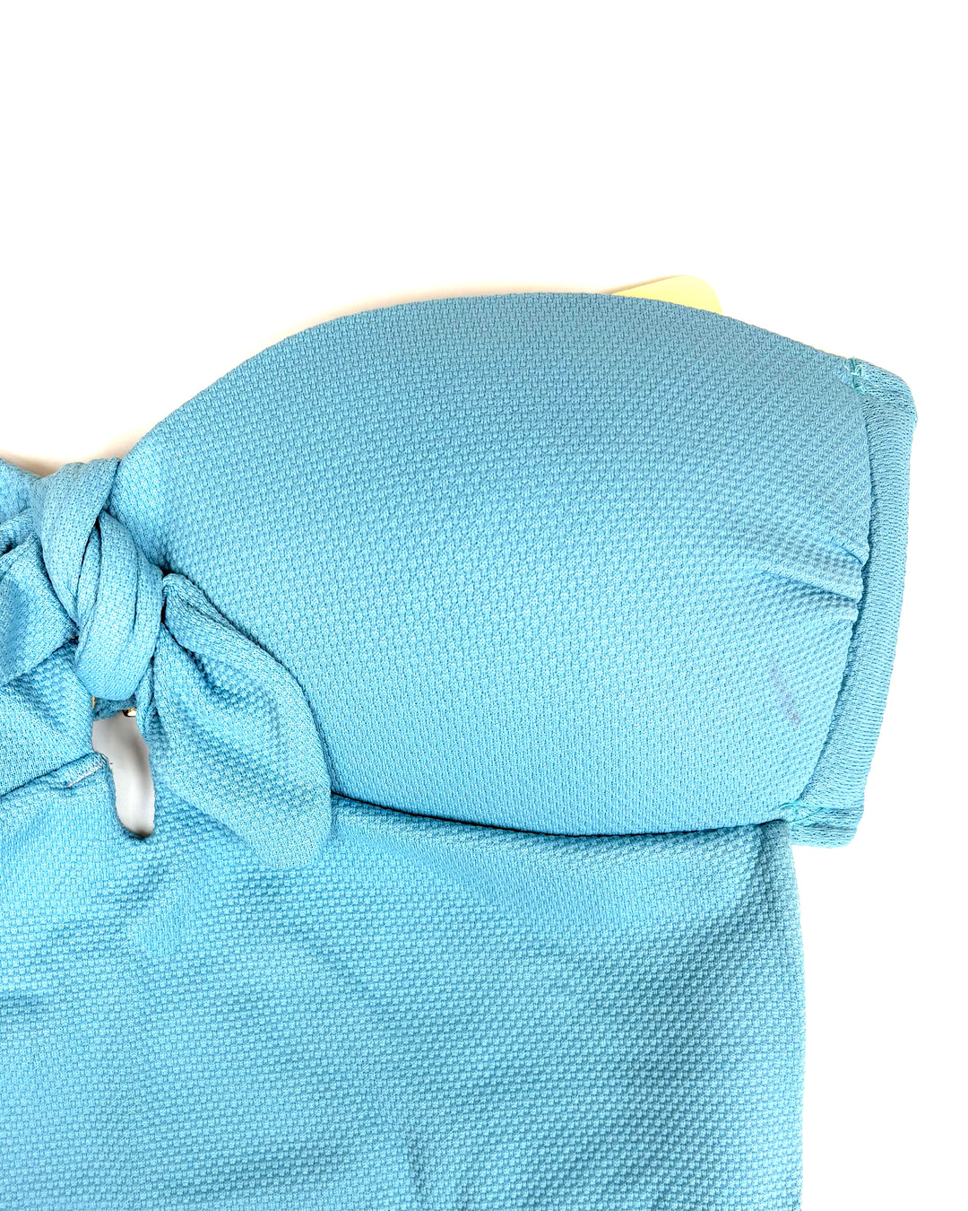 Light Blue Bandeau One Piece Swimsuit - Size 2/4