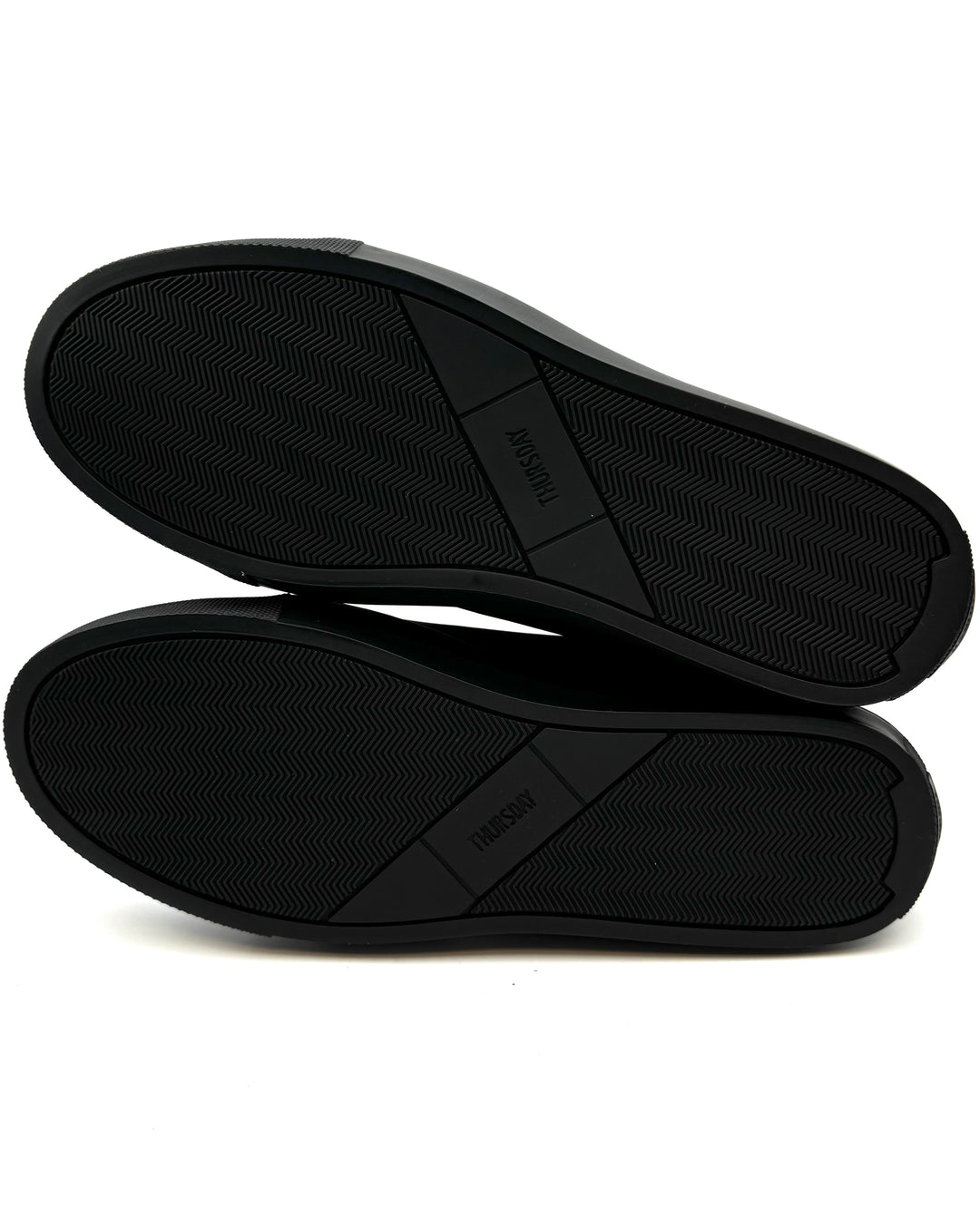 MENS Black Matte Leather High Top Sneaker - Size 8.5