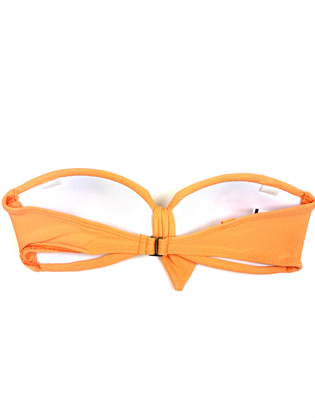Creamsicle Orange Textured Bikini Top - XS - XL
