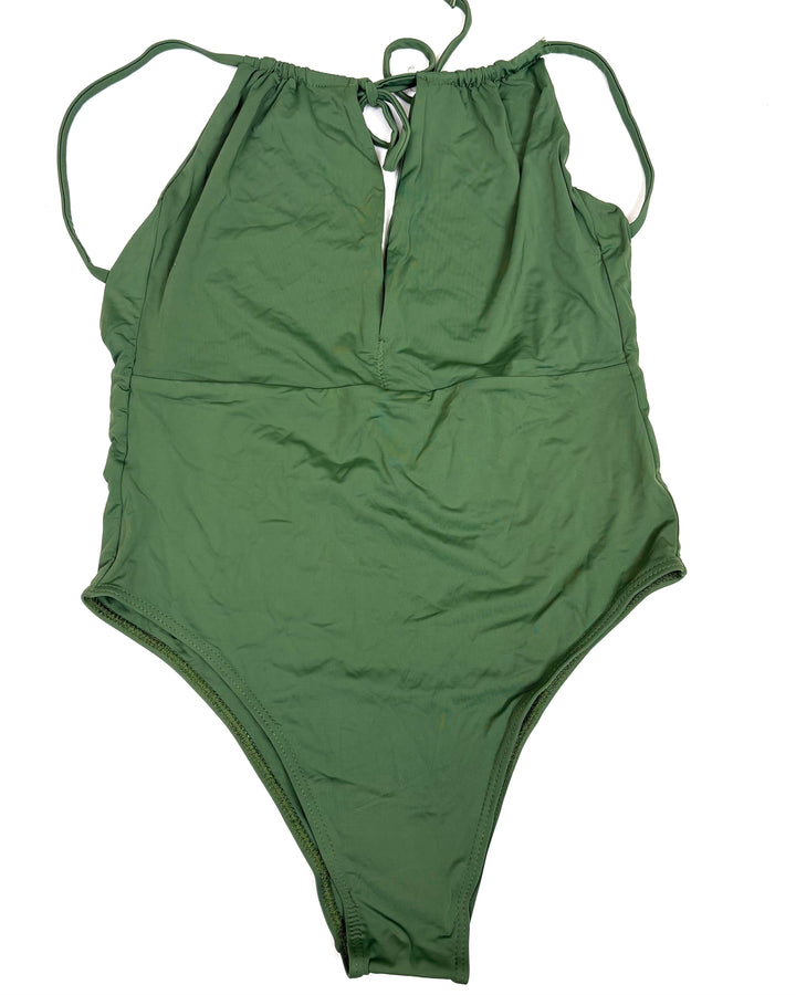 Forest Green Cheeky One Piece - Size 2/4