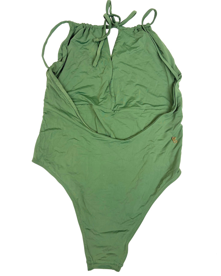Forest Green Cheeky One Piece - Size 2/4