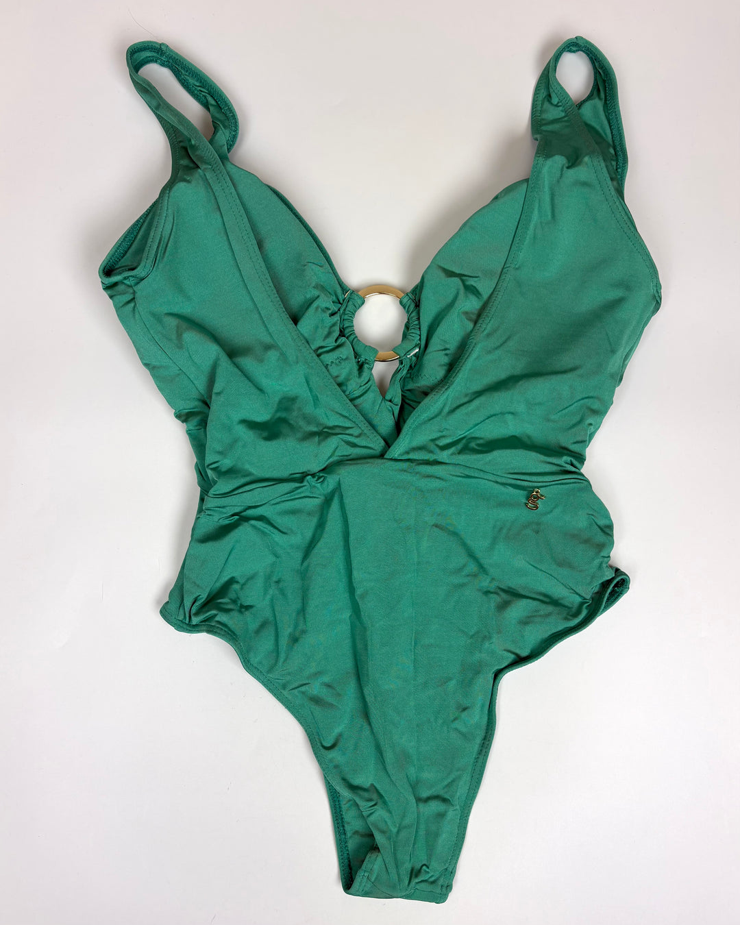 Cheeky Mint Green V-Neck One Piece Swimsuit - Size 4/6