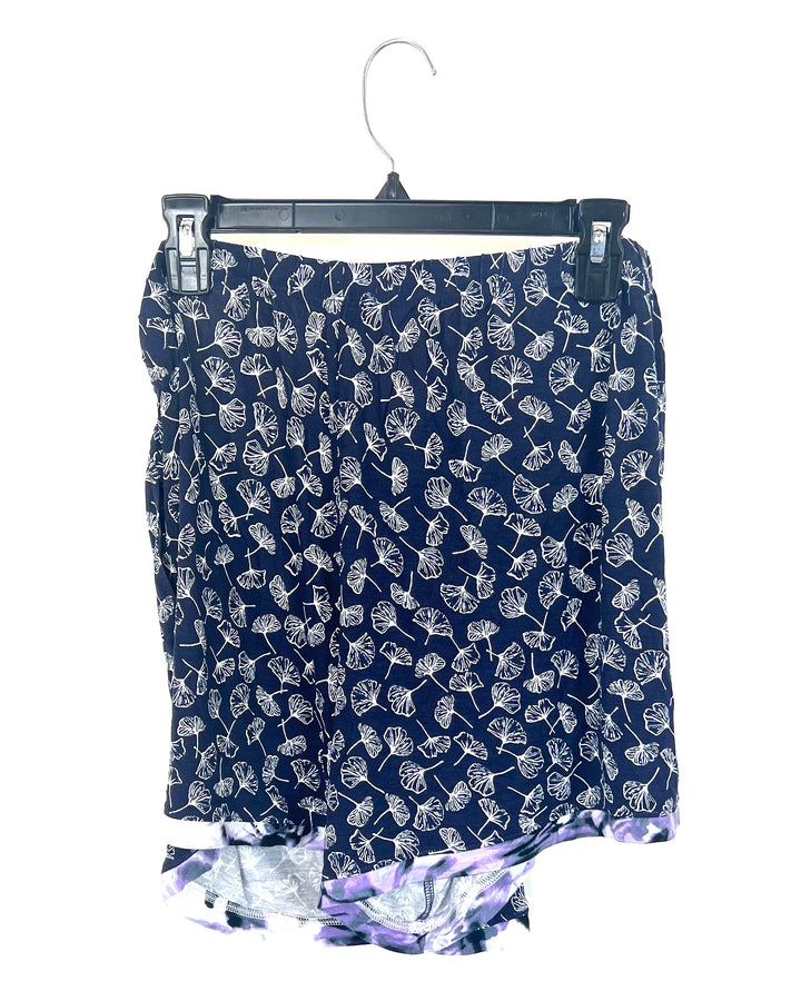 Navy Blue Sleep Shorts - 1X