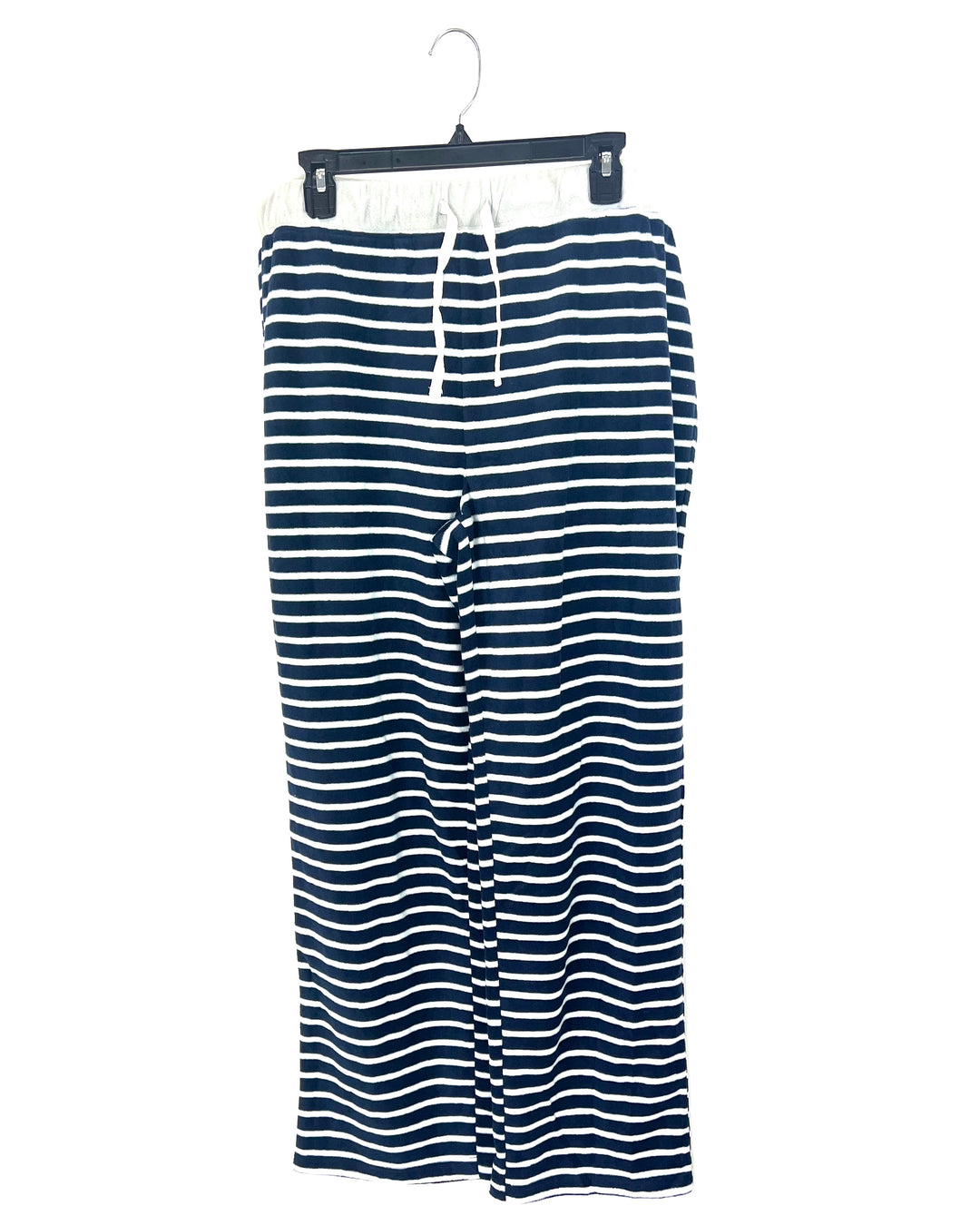Navy Blue Striped Pajama Pants - Size 1X