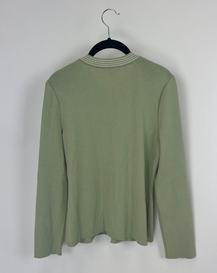 Green Cardigan - Size 2-4