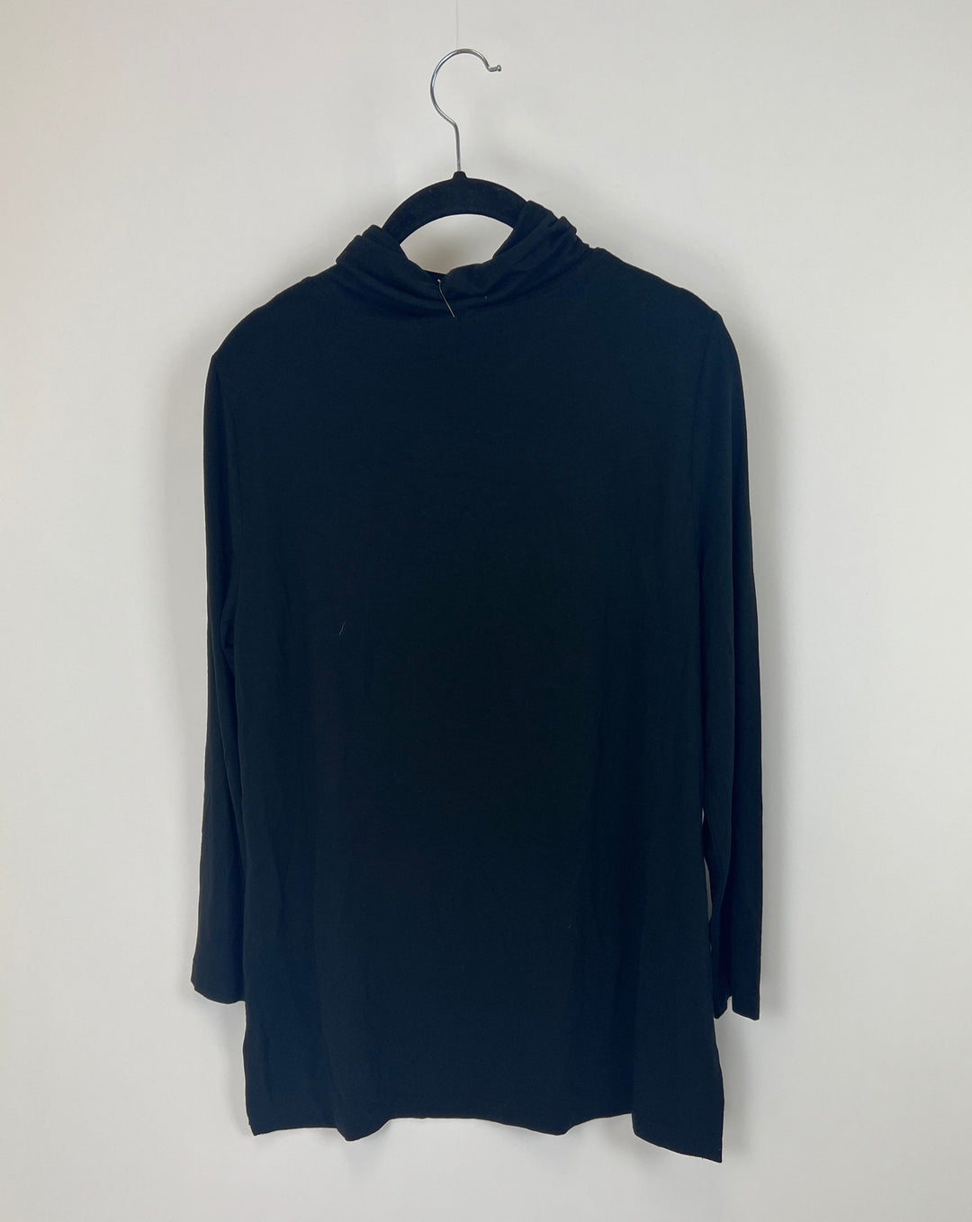 Black Turtle Neck Long Sleeve - Size 2-4