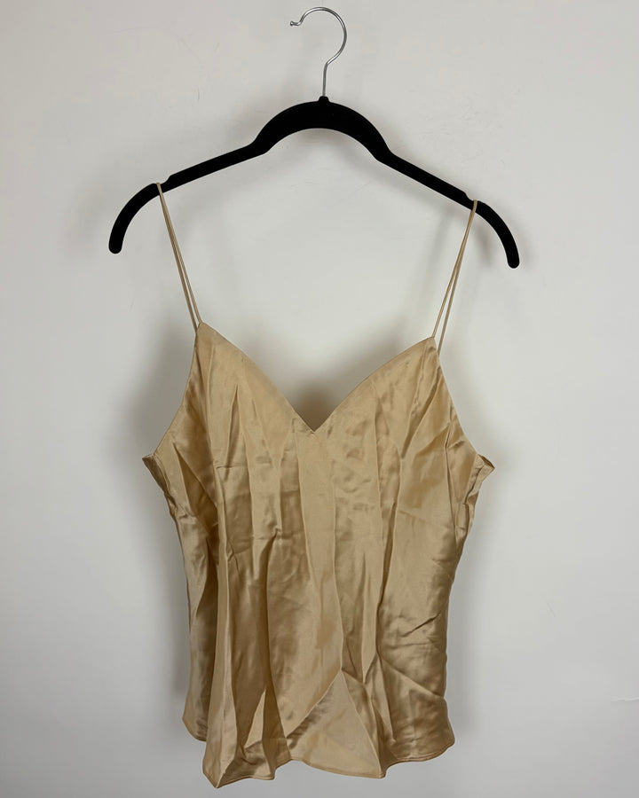 Muted Gold Backless Top - Size 6/8
