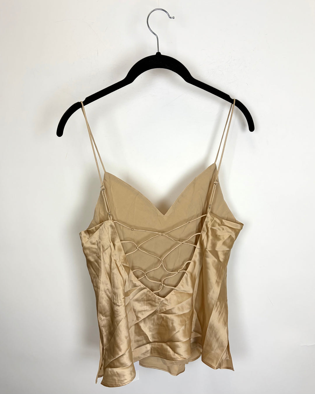 Muted Gold Backless Top - Size 6/8