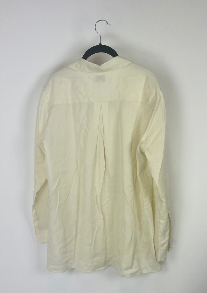 White Long Sleeve Blouse - Size 16 and 18