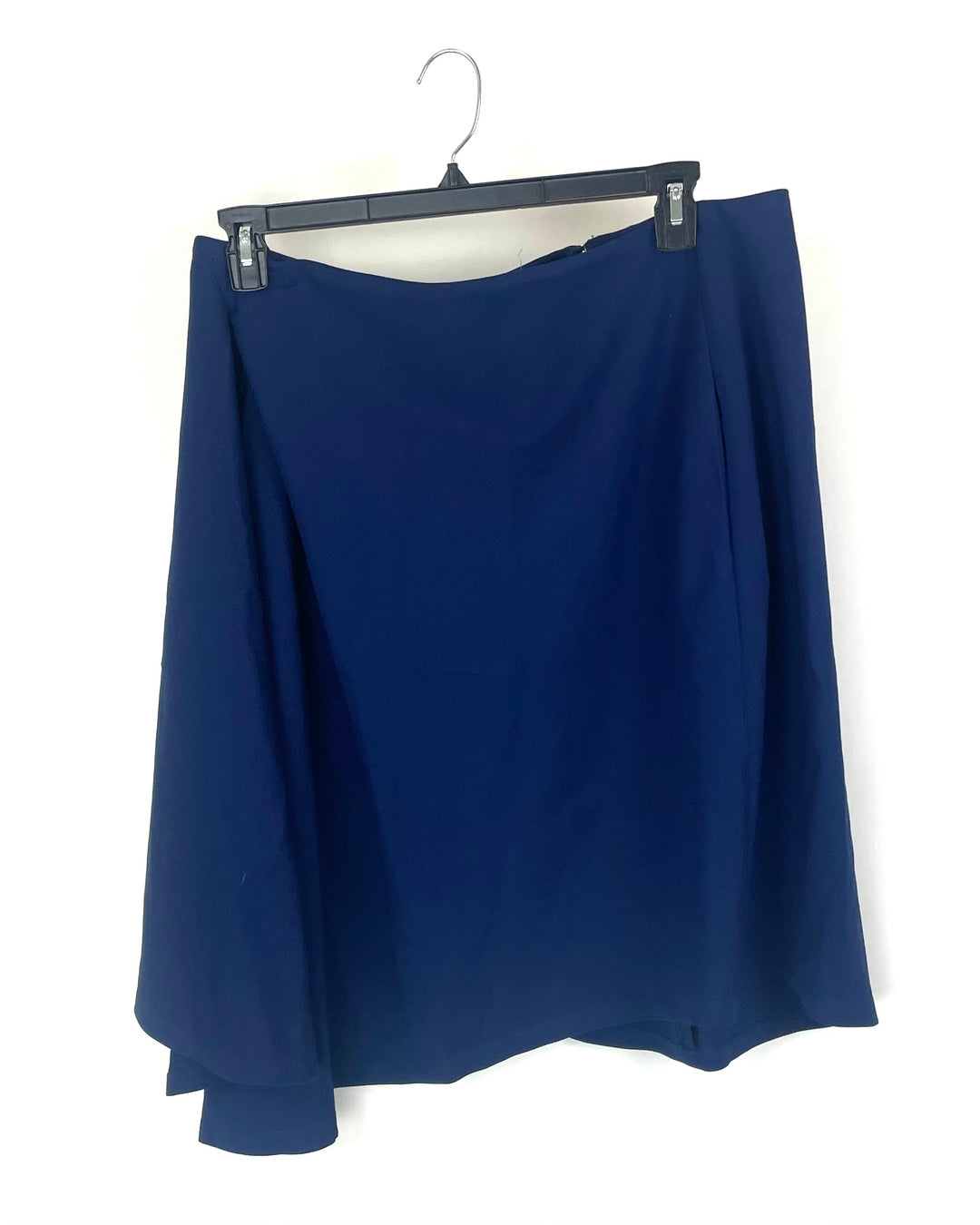 Dark Blue Asymmetrical Skirt - Size 16, 18 and 20